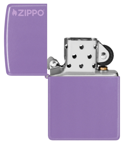 Klassiek Smoky Lavender met Zippo-logo