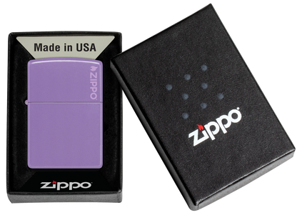 Klassiek Smoky Lavender met Zippo-logo