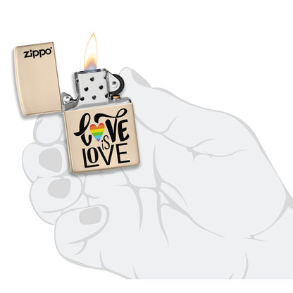 Zippo Love is Love Design