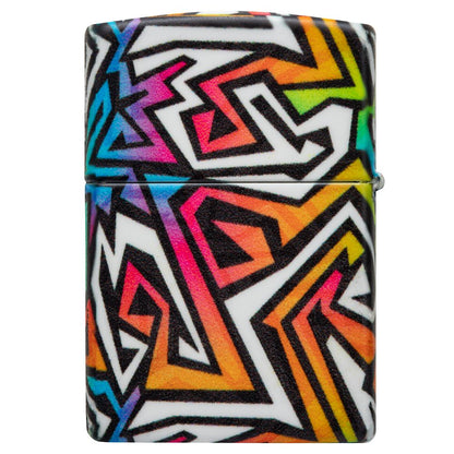 Zippo Colorful Graffiti Design